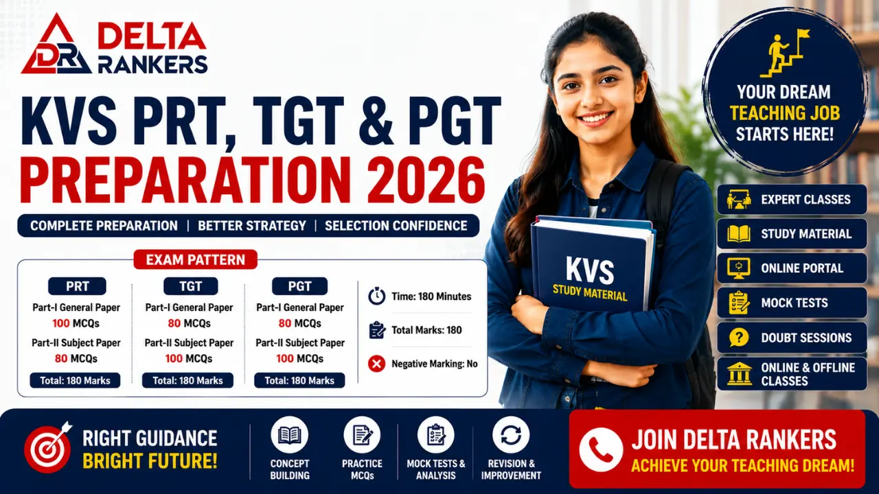 KVS PRT, TGT & PGT Preparation 2026